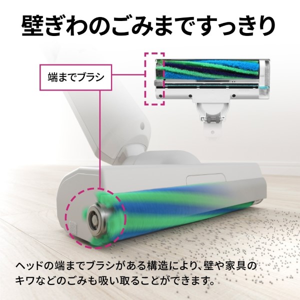 掃除機 SHARP シャープ コードレススティック掃除機 ステーションタイプ ホワイト系 RACTIVE Air STATION EC-WR2-W/srmの画像