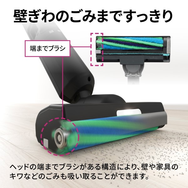 掃除機 SHARP シャープ コードレススティック掃除機 ステーションタイプ グレー系 RACTIVE Air STATION EC-XR2-H/srmの画像
