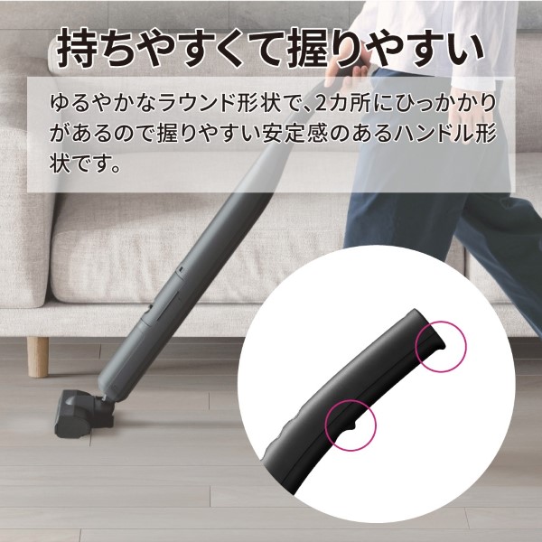 掃除機 SHARP シャープ コードレススティック掃除機 ステーションタイプ グレー系 RACTIVE Air STATION EC-XR2-H/srmの画像