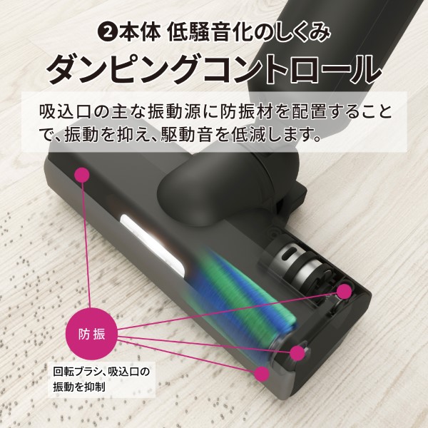 掃除機 SHARP シャープ コードレススティック掃除機 ステーションタイプ グレー系 RACTIVE Air STATION EC-XR2-H/srmの画像
