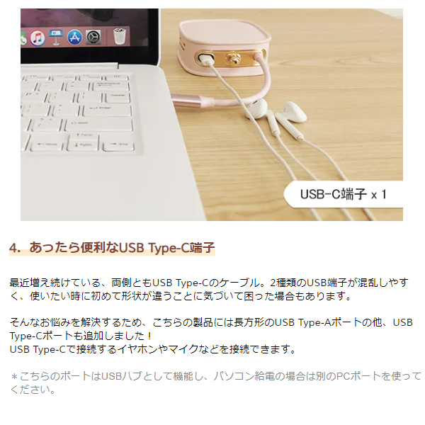 EGRET USB-Cドッキングステーション 1to10 ハンドバッグ型 ピンク EH23-XC-P/srm｜gioncard｜08