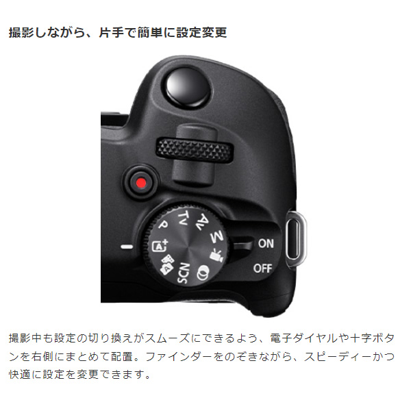 ミラーレス一眼カメラ Canon キヤノン EOS R100 ダブルズームキット EOSR100-WZK/srm | EOS | 02