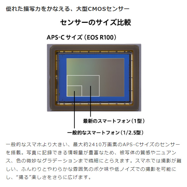 ミラーレス一眼カメラ Canon キヤノン EOS R100 ダブルズームキット EOSR100-WZK/srm | EOS | 06