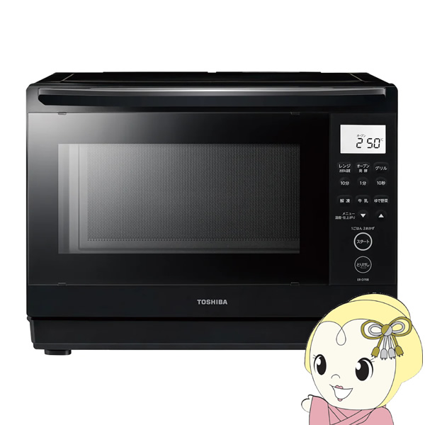 �ȈՃX�`�[���I�[�u�������W ���� TOSHIBA 26L �u���b�N �Ηq�h�[�� �p�M���X�`�[���I�[�u�������W ER-D70B-K/srm