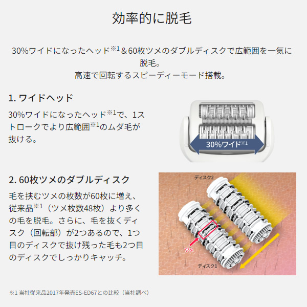 脱毛器 Panasonic パナソニック so...の詳細画像2