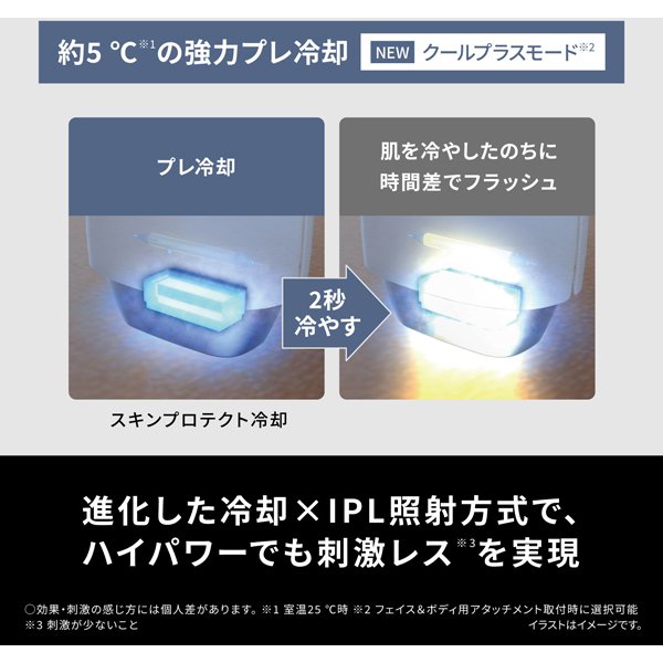 パナソニック Panasonic 光エステ SMOOTHEPI（スムースエピ） パワー＆クール グレー ES-WG0B-H/srm | Panasonic | 04