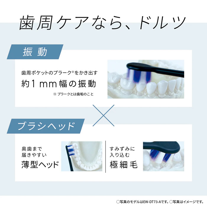 Doltz 歯ブラシ パナソニック 電動歯ブラシ 音波振動ハブラシ ドルツ