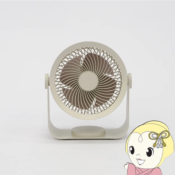 �T�[�L�����[�^�[ Elaice �G���X Flood Fan �t���b�h�t�@�� USB�[�d�� �x�[�W�� FF24BG ��@ ��� �R�[�h���X ����@ ���^/srm