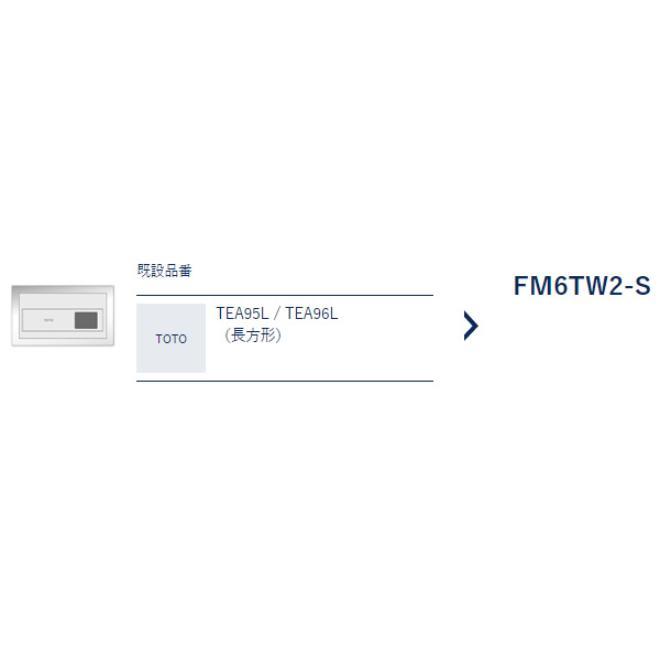 【メーカー直送】ミナミサワ FM6TW2-S フラッシュマンリカバリー1 壁埋め込み改装用小便器センサー 電池タイプ TOTO TEA95L/TEA96L用/srm_1