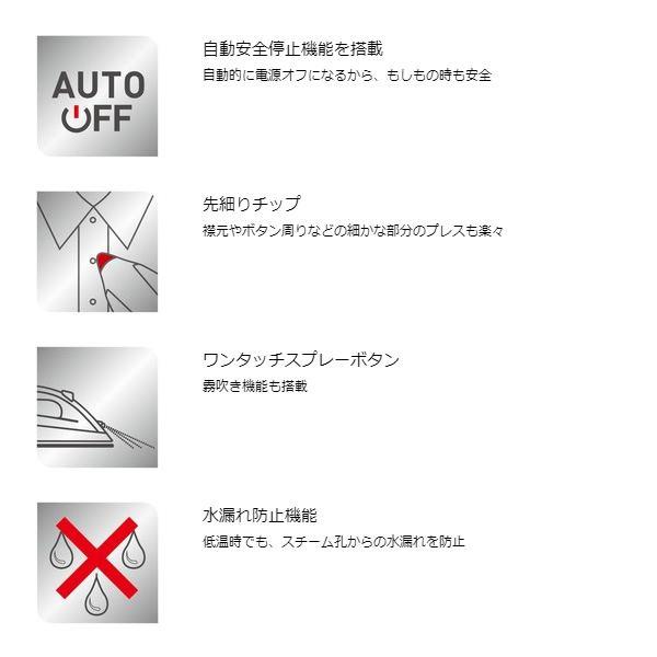 [予約]スチームアイロン T-FAL ティファ...の詳細画像4