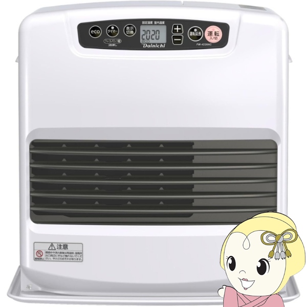 �_�C�j�` Dainichi �Ζ��t�@���q�[�^�[ FW-4226NC-W ���[���z���C�g �ؑ�11��܂�/�R���N���[�g15��܂� �^���N�e��5L/srm