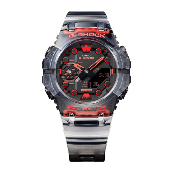G-SHOCK GA-B001G-1AJF CASIO 腕時計 カシオ スケルトン ブラック 黒 赤 スマートフォンリンク メンズ 国内正規品 国内モデル/srm｜gioncard｜03
