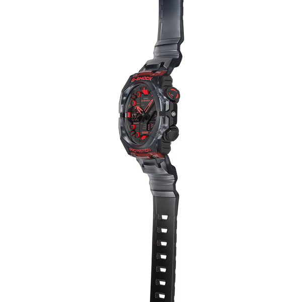 G-SHOCK GA-B001G-1AJF CASIO 腕時計 カシオ スケルトン ブラック 黒 赤 スマートフォンリンク メンズ 国内正規品 国内モデル/srm｜gioncard｜05