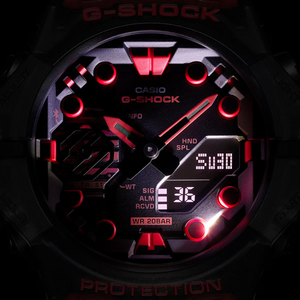 G-SHOCK GA-B001G-1AJF CASIO 腕時計 カシオ スケルトン ブラック 黒 赤 スマートフォンリンク メンズ 国内正規品 国内モデル/srm｜gioncard｜09