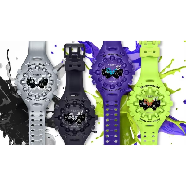G-SHOCK 腕時計 GA-V01 ネオンイエロー GA-V01-9AJF メンズ 電池式