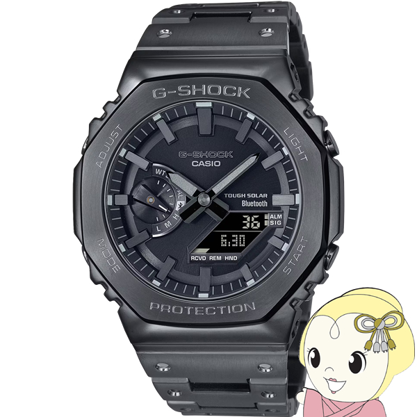 G-SHOCK GM-B2100BD-1AJF 腕時計 CASIO カシオ フルメタル ブラック メンズ ソーラー Bluetooth 国内正規品 国内モデル アナデジ/srm