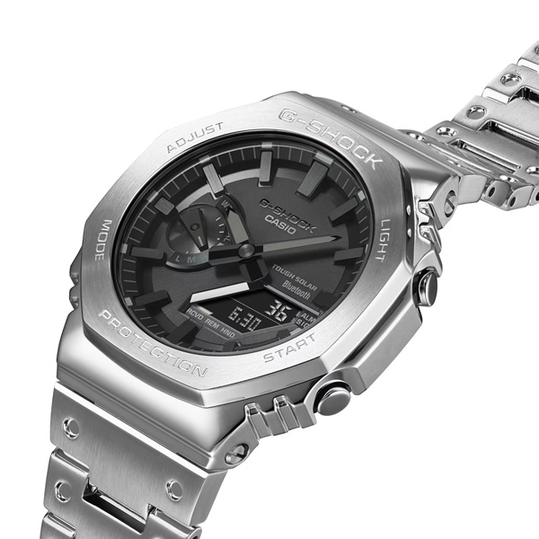 G-SHOCK GM-B2100D-1AJF 腕時計 CASIO カシオ フルメタル シルバー Bluetooth ソーラー メンズ 国内正規品 国内モデル アナデジ/srm｜gioncard｜07