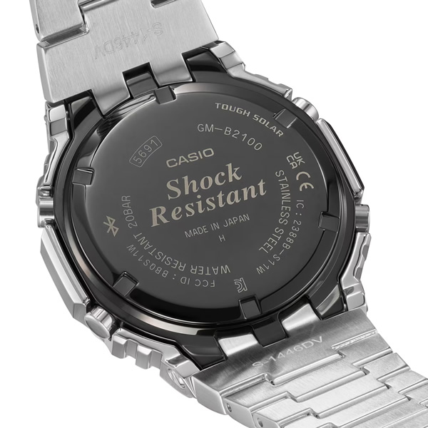 G-SHOCK GM-B2100D-1AJF 腕時計 CASIO カシオ フルメタル シルバー Bluetooth ソーラー メンズ 国内正規品 国内モデル アナデジ/srm｜gioncard｜08