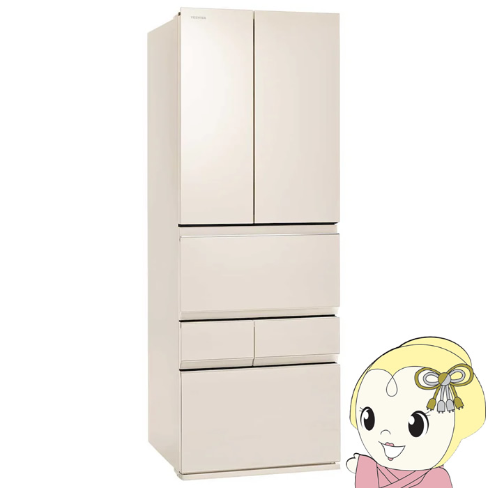 [�\�� 3/2�ȍ~]�①�� �y�W���ݒu��z ���� TOSHIBA 461L 6�h�A �O���C���A�C�{���[ GR-A460FZ-UC