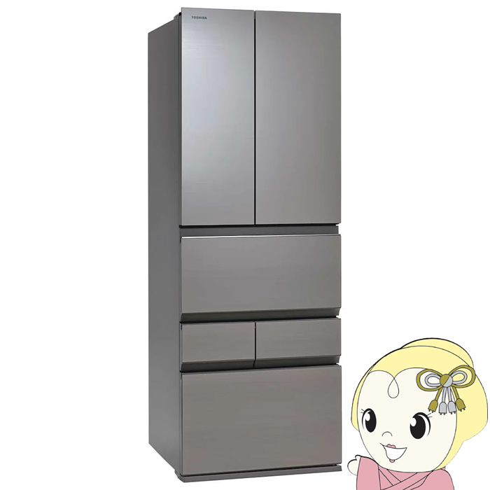 [�\�� 3/2�ȍ~]�①�� �y�W���ݒu��z ���� TOSHIBA 461L 6�h�A �A�b�V���O���[�W�� GR-A460FZ-ZH