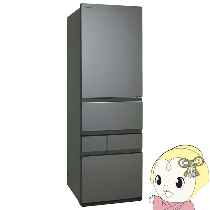 [�\��]�①�� �y�W���ݒu��z ���� TOSHIBA 501L 5�h�A �t���X�g�O���[�W�� ���J�� GR-A500GTL-TH