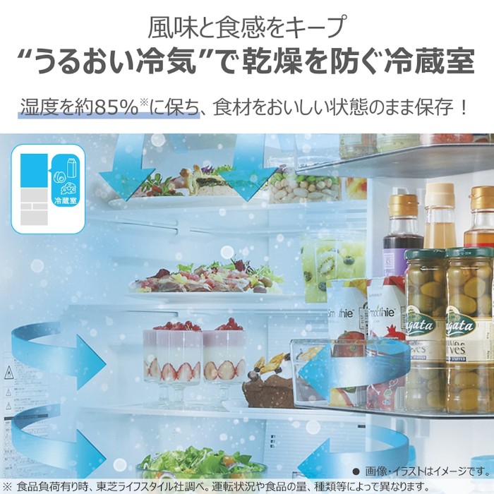 東京23区配送無料✨冷蔵庫　東芝　ミラー　GR-M510FWX 容量:509L 509（冷蔵庫）｜冷蔵庫、冷凍庫｜キッチン家電 | 家電 のおすすめ人気