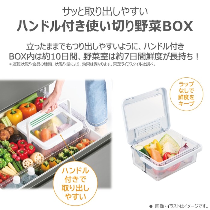 [予約 4/27以降]冷蔵庫 【標準設置費込】 東芝 TOSHIBA 535L 6ドア WFSシリーズ FREEZA フロストホワイト GR-A540WFS-TW/srmの画像