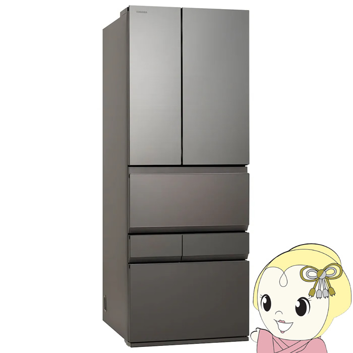 [�\�� ��1�T�Ԉȍ~]�①�� �y�W���ݒu��z ���� TOSHIBA 643L 6�h�A �t���X�g�O���[�W�� GR-A640XFS-TH