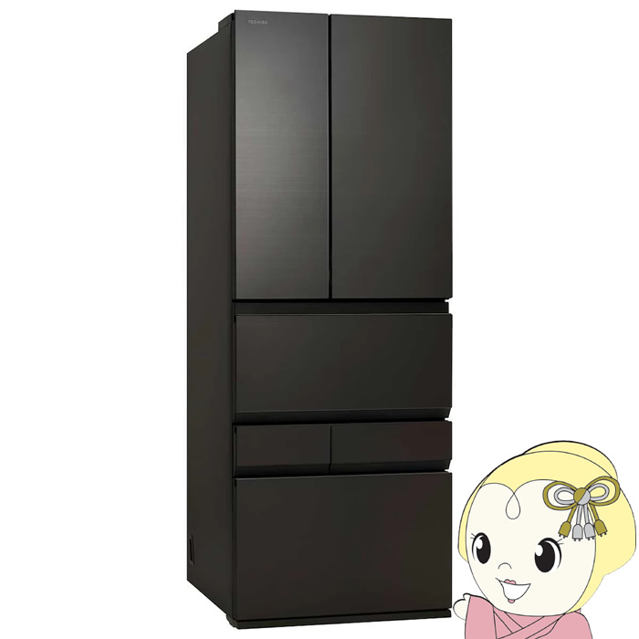 [�\�� ��1�T�Ԉȍ~]�①�� �y�W���ݒu��z ���� TOSHIBA 643L 6�h�A �I�u�V�f�B�A���u���b�N GR-A640XFS-XK