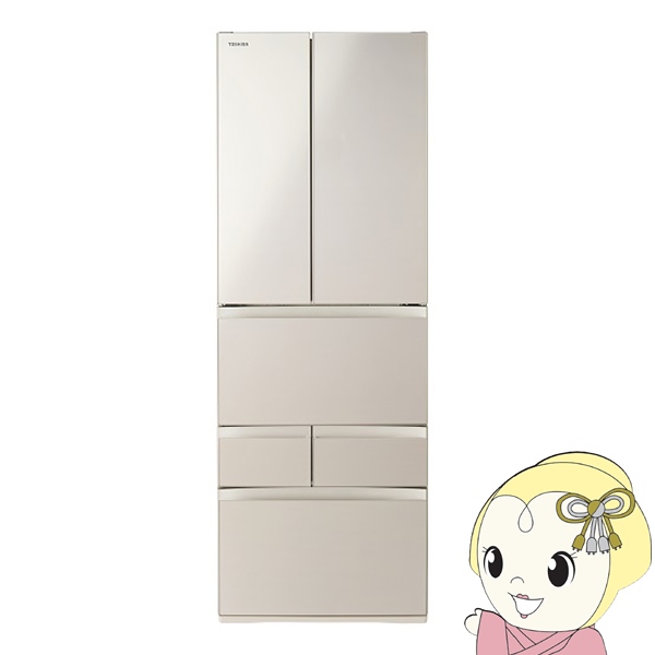 TOSHIBA GR-V510FK (EC) 冷蔵庫 両開き 東芝 Amazon | 東芝 冷蔵庫 幅