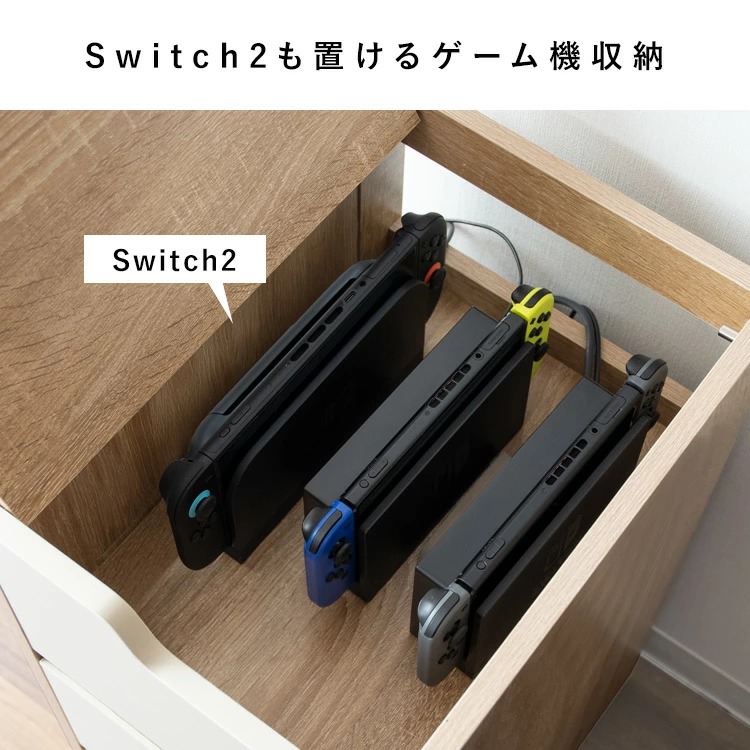 ゲームラック REGABO（レガボ）ゲーム機ワゴン Nintendo Switch2収納 ゲームスタンド ゲーミングラック スイッチ２ キャスター ゲーム収納/srmの画像