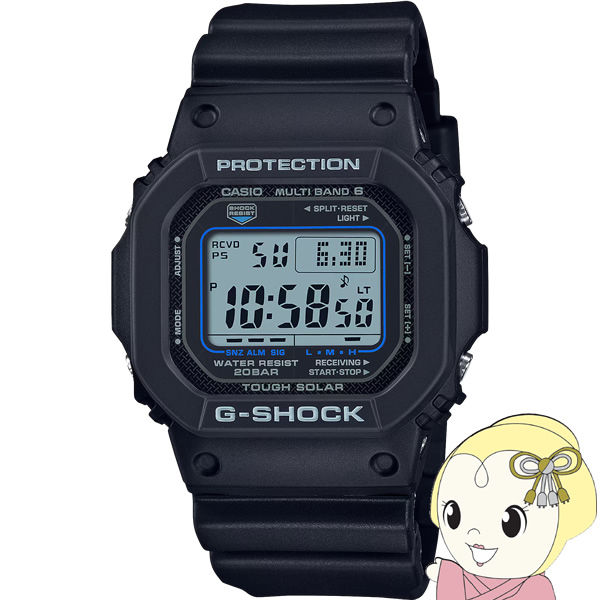 カシオ CASIO G-SHOCK GW-M5610U-1CJF メンズ 電波ソーラー デジタル 樹脂バンド ブラック/srm｜gioncard