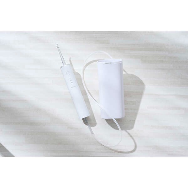 口腔洗浄器 エレコム ELECOM DENTNICS デンタルウォッシャー タンクレス 充電式 4モード IPX7 ホワイト HC-JF01WH/srmの画像