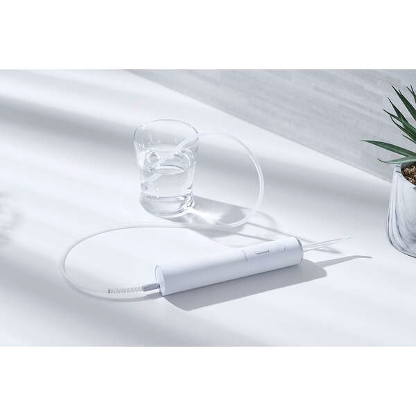 口腔洗浄器 エレコム ELECOM DENTNICS デンタルウォッシャー タンクレス 充電式 4モード IPX7 ホワイト HC-JF01WH/srmの画像