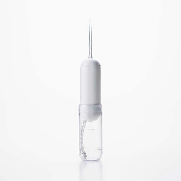 口腔洗浄器 エレコム デンタルウォッシャー DENTNICS 収納タンク 伸縮タイプ UV除菌機能 4モード IPX7 ホワイト ELECOM HC-JF02WH/srmの画像