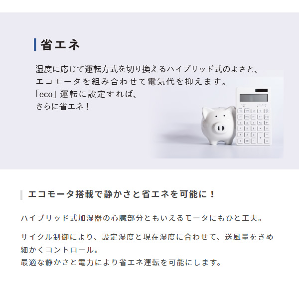 ハイブリッド式加湿器 ダイニチ DAINICHI ホワイト HD-PN245-W ダイニチプラス PNタイプ/srmの画像