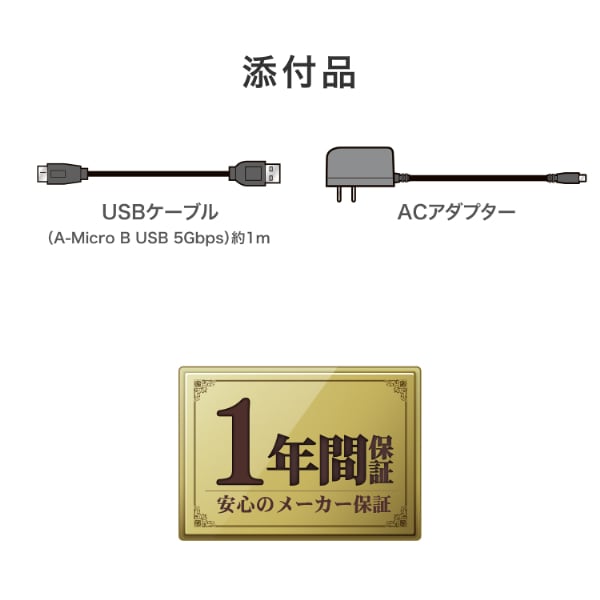 外付けHDD 12TB 大容量 USB3.2 ...の詳細画像1