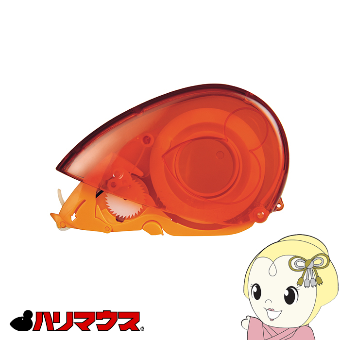 楽天市場】ハリマウス セロテープ オレンジ 片手でテープ