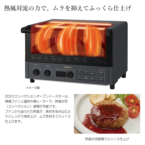 オーブントースター HITACHI 日立 コンベクションオーブントースター
