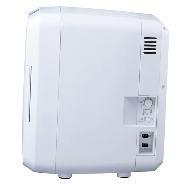電子保冷保温ボックス ツインバード ２電源式コンパクト ホワイト HR-EB08W ペルチェ式 AC/DCの2電源対応 ホワイト/srm｜gioncard｜03