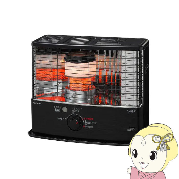 トヨトミ RC-W3624(B) ダブルクリーン 石油ストーブ 新品未使用開封品 TOYOTOMI（トヨトミ） 石油ストーブ ダブルクリーン 木造10畳/鉄筋13畳