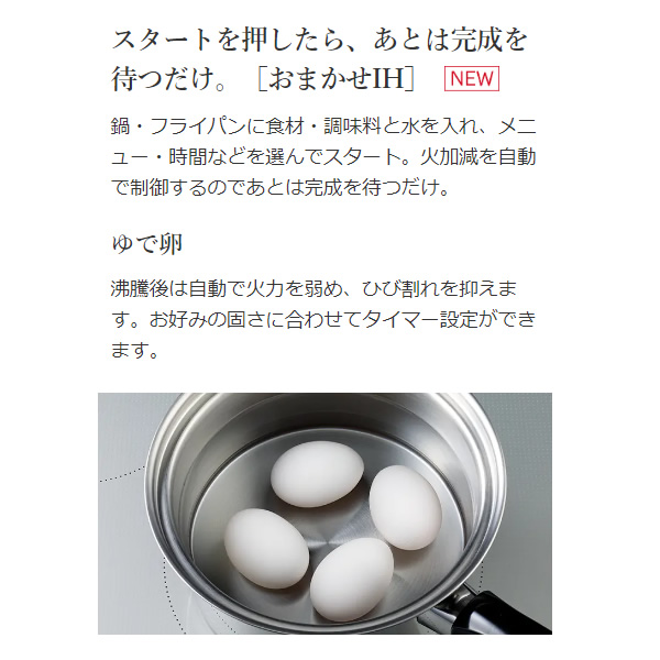 [予約]ビルトインIHクッキングヒーター 日立 火加減マイスター HT-N1000STWF(S) [プレミアムシルバー]/srm | 日立 | 04