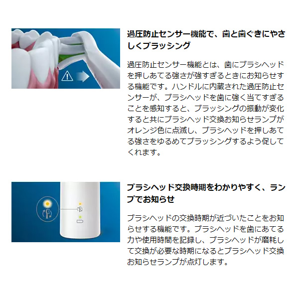 電動歯ブラシ ソニッケア Philips フィリップス 振動式 プロテクトクリーン HX6809/72 ホワイトミッドブルー/srm_2