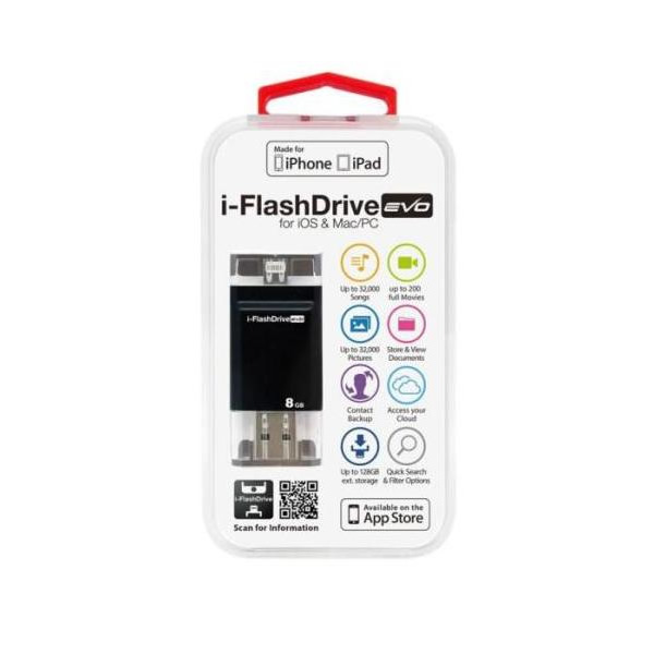 LightningUSBメモリー 【メーカー直送】Photofast i-FlashDrive EVO for iOS＆Mac/PC Apple社認定 LightningUSBメモリー 8GB IFDEVO8GB/srm｜gioncard｜02