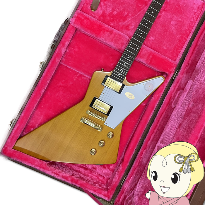 Epiphone 1958 Korina Explorer White Pickguard (Aged Natural
