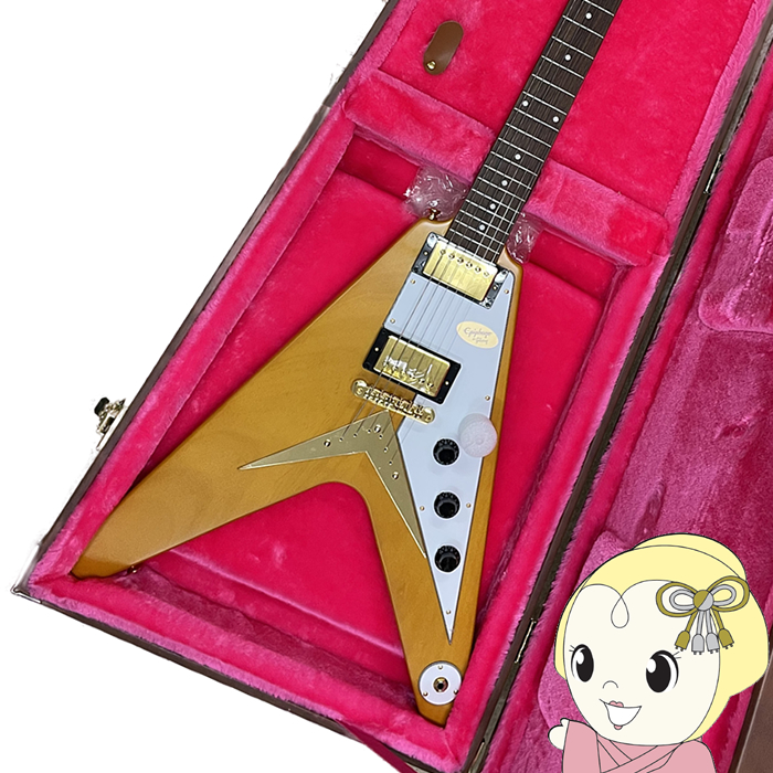 エレキギター Epiphone エピフォン Inspired by Gibson Custom 1958 Korina Flying V White  Pickguard Aged Natural フライングV/srm : igckfvwanagh1 : スーパーぎおん ヤフーショップ - 通販 -  Yahoo!ショッピング