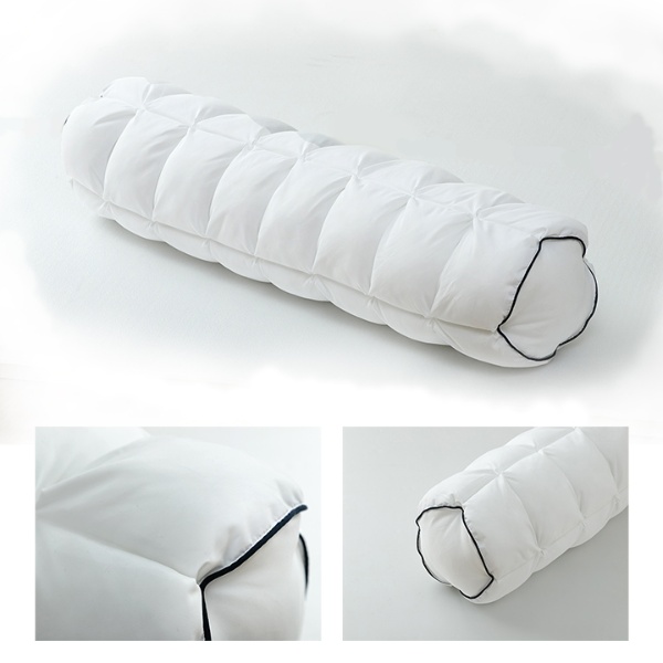 抱き枕 カバー付き ふわふわ 肌触り 肌に優しい 安眠 高級 雲抱き枕  約25R×110cm/srmの画像