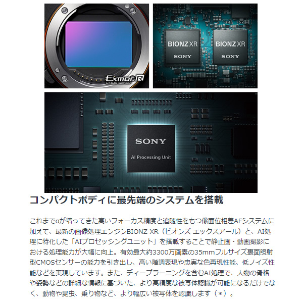 デジタル一眼カメラ ソニー α7C II ILCE-7CM2 ボディ [ブラック] ILCE-7CM2-B/srmの画像