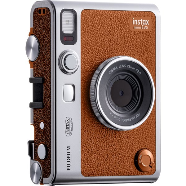 FUJIFILM instax mini Evo コンパクトカメラ タイプC FujiFilm Instax Mini Evo Type-C Instant Camera (Brown) | NZ