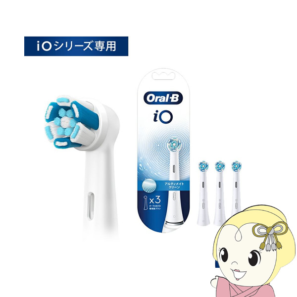�ւ��u���V BRAUN �u���E�� Oral-B �A���e�B���C�g�N���[���u���V 3�{�� �z���C�g IORBCW-3EL